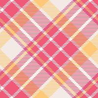 Tartan Plaid Seamless Pattern. Scottish Tartan Seamless Pattern. Traditional Scottish Woven Fabric. Lumberjack Shirt Flannel Textile. Pattern Tile Swatch Included. vector