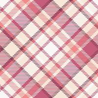 Tartan Plaid Seamless Pattern. Checkerboard Pattern. Traditional Scottish Woven Fabric. Lumberjack Shirt Flannel Textile. Pattern Tile Swatch Included. vector