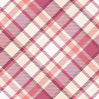 Tartan Plaid Seamless Pattern. Checkerboard Pattern. Traditional Scottish Woven Fabric. Lumberjack Shirt Flannel Textile. Pattern Tile Swatch Included. vector