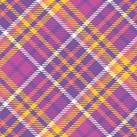 Tartan Plaid Seamless Pattern. Classic Plaid Tartan. for Scarf, Dress, Skirt, Other Modern Spring Autumn Winter Fashion Textile Design. vector