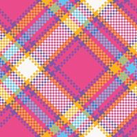 Plaids Pattern Seamless. Checker Pattern Template for Design Ornament. Seamless Fabric Texture. vector