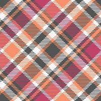Classic Scottish Tartan Design. Gingham Patterns. Seamless Tartan Illustration Set for Scarf, Blanket, Other Modern Spring Summer Autumn Winter Holiday Fabric Print. vector