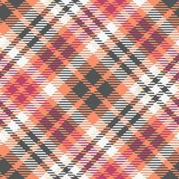 Classic Scottish Tartan Design. Checkerboard Pattern. Template for Design Ornament. Seamless Fabric Texture. vector