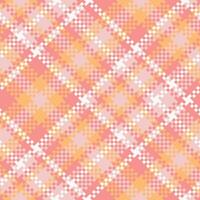 Plaids Pattern Seamless. Checkerboard Pattern Traditional Scottish Woven Fabric. Lumberjack Shirt Flannel Textile. Pattern Tile Swatch Included. vector