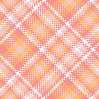 Plaids Pattern Seamless. Checkerboard Pattern Traditional Scottish Woven Fabric. Lumberjack Shirt Flannel Textile. Pattern Tile Swatch Included. vector