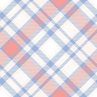 Tartan Plaid Seamless Pattern. Checker Pattern. Template for Design Ornament. Seamless Fabric Texture. Illustration vector