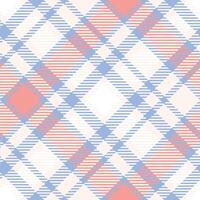 Tartan Plaid Seamless Pattern. Checker Pattern. Template for Design Ornament. Seamless Fabric Texture. Illustration vector