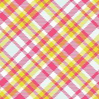 Tartan Plaid Seamless Pattern. Classic Plaid Tartan. Seamless Tartan Illustration Set for Scarf, Blanket, Other Modern Spring Summer Autumn Winter Holiday Fabric Print. vector