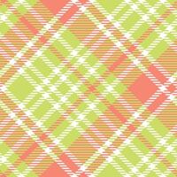Tartan Plaid Pattern Seamless. Checkerboard Pattern. Seamless Tartan Illustration Set for Scarf, Blanket, Other Modern Spring Summer Autumn Winter Holiday Fabric Print. vector