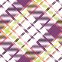 Tartan Plaid Pattern Seamless. Plaid Patterns Seamless. Seamless Tartan Illustration Set for Scarf, Blanket, Other Modern Spring Summer Autumn Winter Holiday Fabric Print. vector
