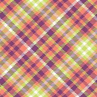 Tartan Plaid Pattern Seamless. Checker Pattern. Template for Design Ornament. Seamless Fabric Texture. Illustration vector