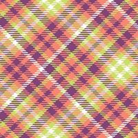 Tartan Plaid Pattern Seamless. Checker Pattern. Template for Design Ornament. Seamless Fabric Texture. Illustration vector