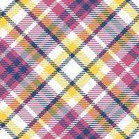 tartán tartán modelo sin costura. escocés tartán, para bufanda, vestido, falda, otro moderno primavera otoño invierno Moda textil diseño. vector