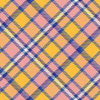 Scottish Tartan Plaid Seamless Pattern, Checker Pattern. Traditional Scottish Woven Fabric. Lumberjack Shirt Flannel Textile. Pattern Tile Swatch Included. vector