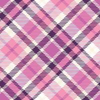 Scottish Tartan Plaid Seamless Pattern, Tartan Seamless Pattern. Seamless Tartan Illustration Set for Scarf, Blanket, Other Modern Spring Summer Autumn Winter Holiday Fabric Print. vector