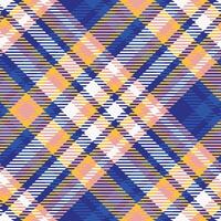Scottish Tartan Plaid Seamless Pattern, Checkerboard Pattern. Traditional Scottish Woven Fabric. Lumberjack Shirt Flannel Textile. Pattern Tile Swatch Included. vector