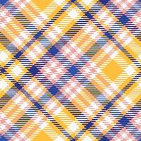 Scottish Tartan Plaid Seamless Pattern, Checkerboard Pattern. Template for Design Ornament. Seamless Fabric Texture. Illustration vector
