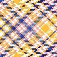 Scottish Tartan Plaid Seamless Pattern, Checkerboard Pattern. Template for Design Ornament. Seamless Fabric Texture. Illustration vector