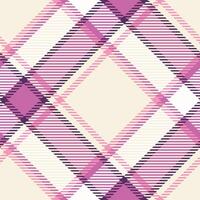 Scottish Tartan Plaid Seamless Pattern, Classic Plaid Tartan. Seamless Tartan Illustration Set for Scarf, Blanket, Other Modern Spring Summer Autumn Winter Holiday Fabric Print. vector