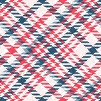 Tartan Plaid Pattern Seamless. Classic Scottish Tartan Design. Template for Design Ornament. Seamless Fabric Texture. Illustration vector