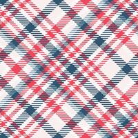 Tartan Plaid Pattern Seamless. Classic Scottish Tartan Design. Template for Design Ornament. Seamless Fabric Texture. Illustration vector