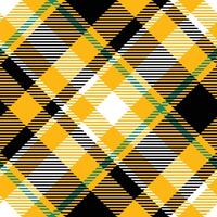 Scottish Tartan Plaid Seamless Pattern, Classic Scottish Tartan Design. Traditional Scottish Woven Fabric. Lumberjack Shirt Flannel Textile. Pattern Tile Swatch Included. vector