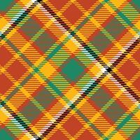 Scottish Tartan Plaid Seamless Pattern, Abstract Check Plaid Pattern. Seamless Tartan Illustration Set for Scarf, Blanket, Other Modern Spring Summer Autumn Winter Holiday Fabric Print. vector