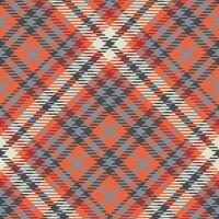 Tartan Pattern Seamless. Sweet Plaid Patterns Template for Design Ornament. Seamless Fabric Texture. vector