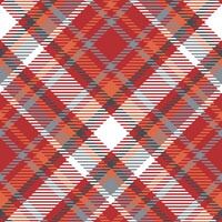 Tartan Pattern Seamless. Pastel Scottish Tartan Pattern Traditional Pastel Scottish Woven Fabric. Lumberjack Shirt Flannel Textile. Pattern Tile Swatch Included. vector