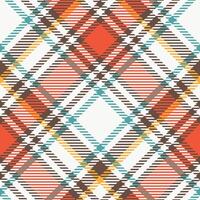 Tartan Pattern Seamless. Sweet Checker Pattern Traditional Scottish Woven Fabric. Lumberjack Shirt Flannel Textile. Pattern Tile Swatch Included. vector