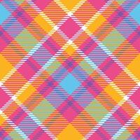 Tartan Seamless Pattern. Abstract Check Plaid Pattern Traditional Scottish Woven Fabric. Lumberjack Shirt Flannel Textile. Pattern Tile Swatch Included. vector