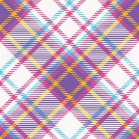 Tartan Seamless Pattern. Abstract Check Plaid Pattern Flannel Shirt Tartan Patterns. Trendy Tiles for Wallpapers. vector