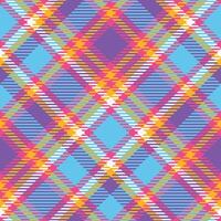 Tartan Seamless Pattern. Abstract Check Plaid Pattern Seamless Tartan Illustration Set for Scarf, Blanket, Other Modern Spring Summer Autumn Winter Holiday Fabric Print. vector