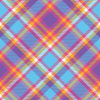 Tartan Seamless Pattern. Abstract Check Plaid Pattern Seamless Tartan Illustration Set for Scarf, Blanket, Other Modern Spring Summer Autumn Winter Holiday Fabric Print. vector