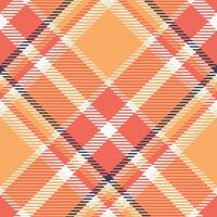 Plaid Pattern Seamless. Checkerboard Pattern Traditional Scottish Woven Fabric. Lumberjack Shirt Flannel Textile. Pattern Tile Swatch Included. vector