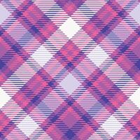 Plaid Pattern Seamless. Scottish Tartan Pattern Traditional Scottish Woven Fabric. Lumberjack Shirt Flannel Textile. Pattern Tile Swatch Included. vector