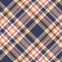 Plaid Pattern Seamless. Checker Pattern Seamless Tartan Illustration Set for Scarf, Blanket, Other Modern Spring Summer Autumn Winter Holiday Fabric Print. vector