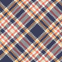 Plaid Pattern Seamless. Checker Pattern Seamless Tartan Illustration Set for Scarf, Blanket, Other Modern Spring Summer Autumn Winter Holiday Fabric Print. vector