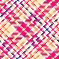 Plaid Pattern Seamless. Tartan Plaid Seamless Pattern. Seamless Tartan Illustration Set for Scarf, Blanket, Other Modern Spring Summer Autumn Winter Holiday Fabric Print. vector