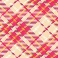 Plaid Patterns Seamless. Checker Pattern Seamless Tartan Illustration Set for Scarf, Blanket, Other Modern Spring Summer Autumn Winter Holiday Fabric Print. vector