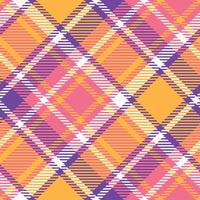Plaid Patterns Seamless. Tartan Seamless Pattern Traditional Scottish Woven Fabric. Lumberjack Shirt Flannel Textile. Pattern Tile Swatch Included. vector