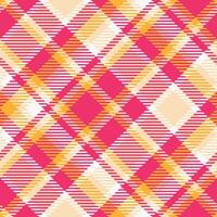 Plaid Patterns Seamless. Checkerboard Pattern for Scarf, Dress, Skirt, Other Modern Spring Autumn Winter Fashion Textile Design. vector