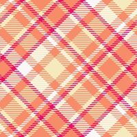 Plaid Pattern Seamless. Traditional Scottish Checkered Background. Template for Design Ornament. Seamless Fabric Texture. vector