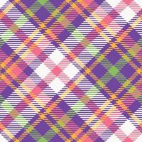 Plaid Patterns Seamless. Scottish Tartan Pattern Seamless Tartan Illustration Set for Scarf, Blanket, Other Modern Spring Summer Autumn Winter Holiday Fabric Print. vector