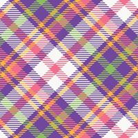 Plaid Patterns Seamless. Scottish Tartan Pattern Seamless Tartan Illustration Set for Scarf, Blanket, Other Modern Spring Summer Autumn Winter Holiday Fabric Print. vector