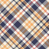 Plaid Pattern Seamless. Tartan Seamless Pattern Template for Design Ornament. Seamless Fabric Texture. vector