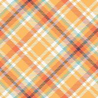 Scottish Tartan Pattern. Checkerboard Pattern Seamless Tartan Illustration Set for Scarf, Blanket, Other Modern Spring Summer Autumn Winter Holiday Fabric Print. vector