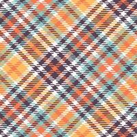 Scottish Tartan Pattern. Tartan Seamless Pattern Seamless Tartan Illustration Set for Scarf, Blanket, Other Modern Spring Summer Autumn Winter Holiday Fabric Print. vector