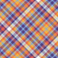 Scottish Tartan Pattern. Tartan Plaid Seamless Pattern. Seamless Tartan Illustration Set for Scarf, Blanket, Other Modern Spring Summer Autumn Winter Holiday Fabric Print. vector