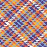 Scottish Tartan Pattern. Tartan Plaid Seamless Pattern. Seamless Tartan Illustration Set for Scarf, Blanket, Other Modern Spring Summer Autumn Winter Holiday Fabric Print. vector